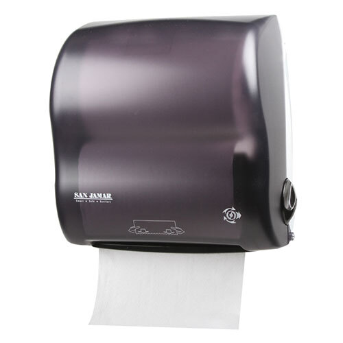 San Jamar T7500TBK Simplicity Classic Compact Mechanical Hands Free Paper Towel Dispenser