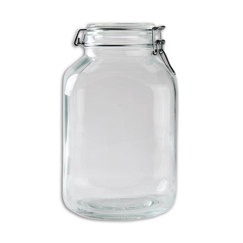 Libbey 17214624 4.5 qt. Garden Jar with Clamp Lid