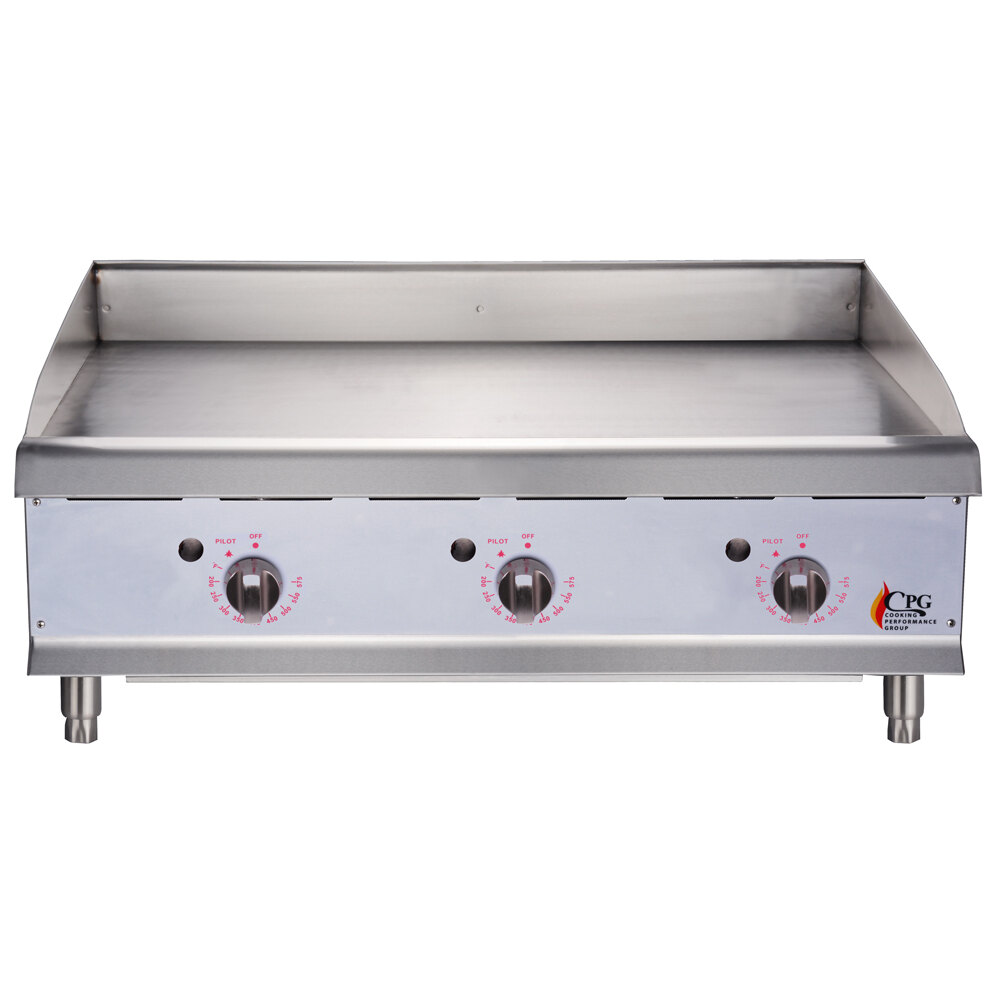 Cooking Performance Group G36T 36" Gas Countertop Griddle with