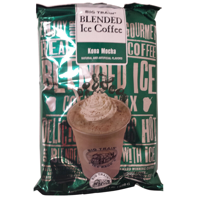 Big Train Kona Mocha Blended Ice Coffee Mix 3.5 lb. Bag
