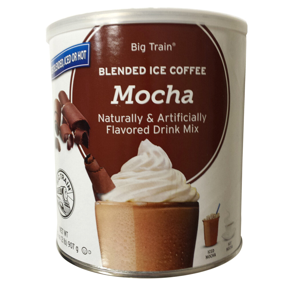 Big Train Mocha Blended Ice Coffee Mix 2 lb. Can