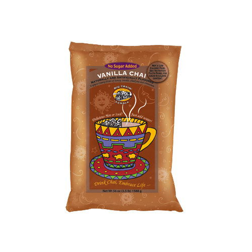 Big Train No Sugar Added Vanilla Chai Tea Latte Mix 3.5 lb. Bag