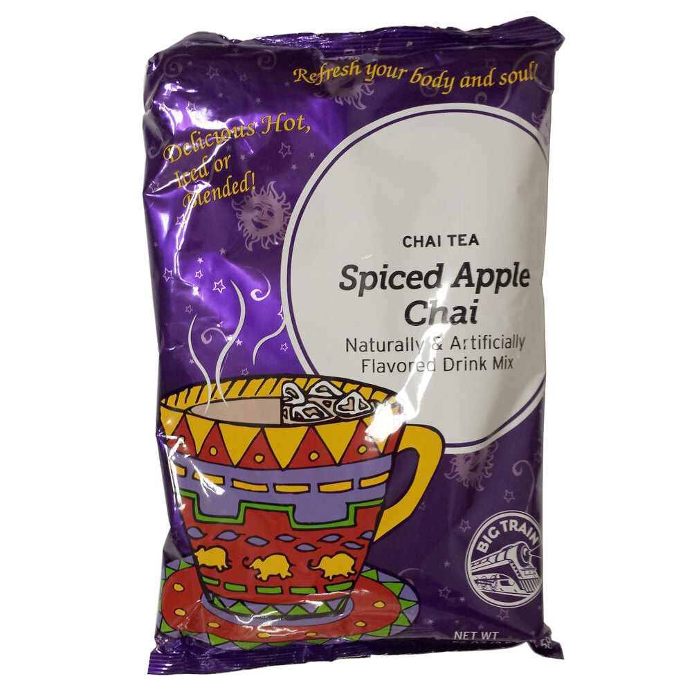 Big Train Apple Spiced Chai Tea Latte Mix 3.5 lb. Bag