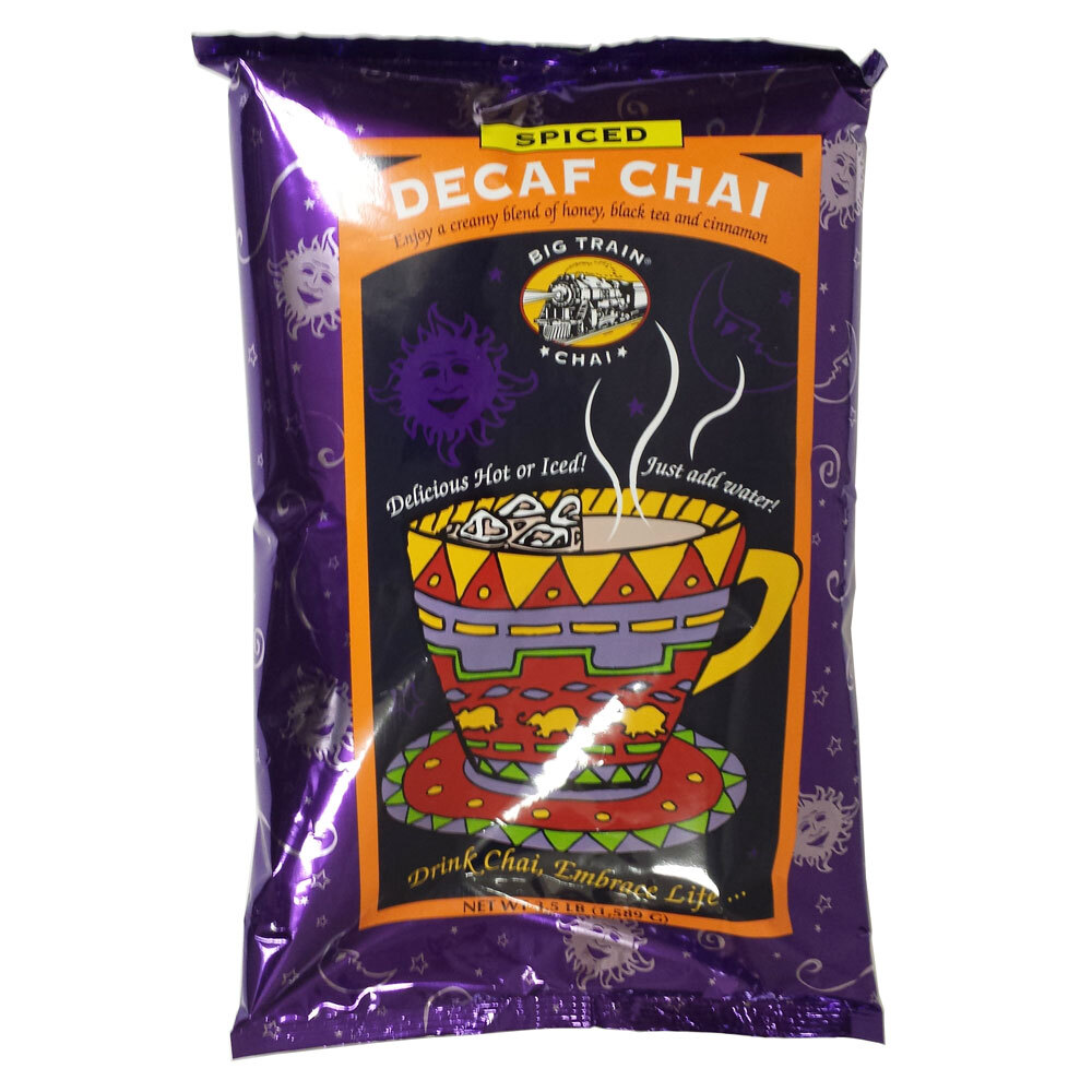 Big Train Decaf Spiced Chai Tea Latte Mix 3.5 lb. Bag