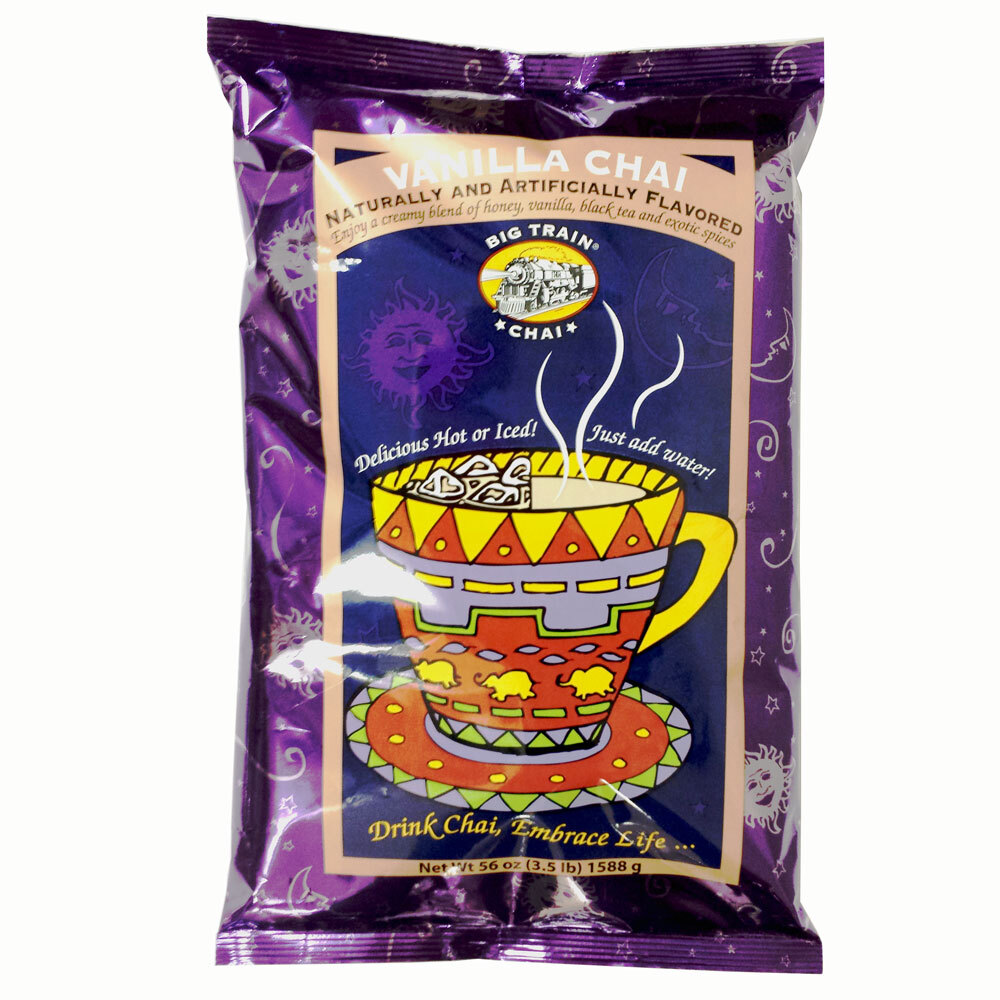 Big Train Vanilla Chai Tea Latte Mix 3.5 lb. Bag
