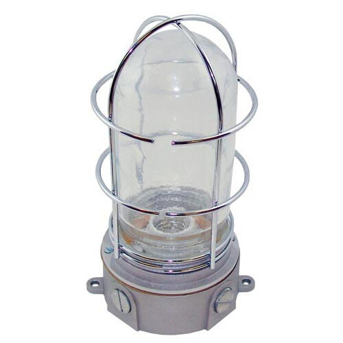 All Points 381322 Junction Box Light Fixture; Plastic Coated Glass