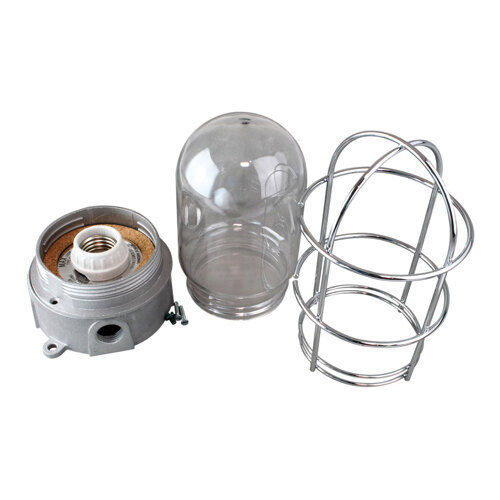All Points 263219 Light Fixture with Junction Box, Lexan Globe, and