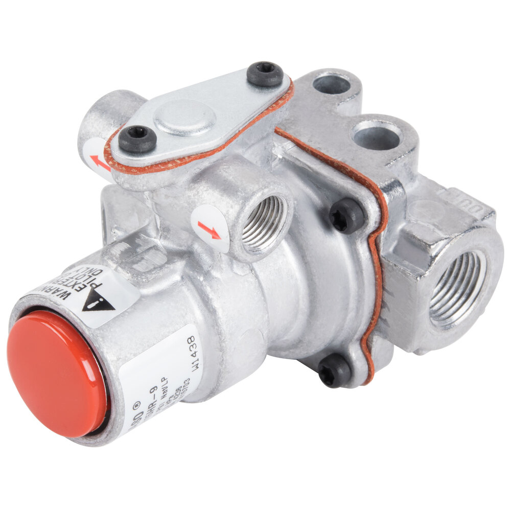 Natural Gas / Liquid Propane Gas Safety Valve 5/8" Gas In / Out, 3/16