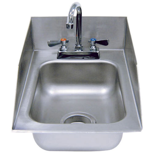 Advance Tabco DI-1-5SP Drop In Stainless Steel Sink with Side Splash 5 ...