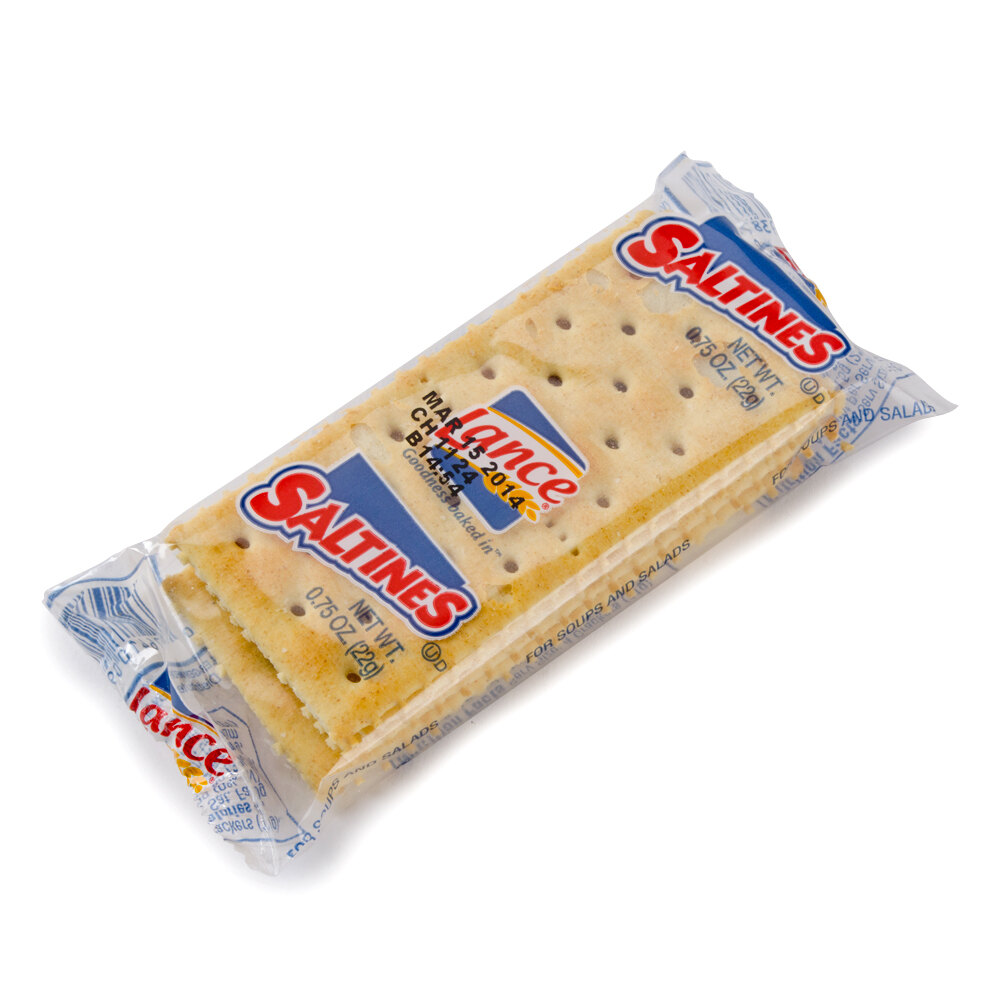 Lance Saltine Crackers 8/Pack, 78/Case