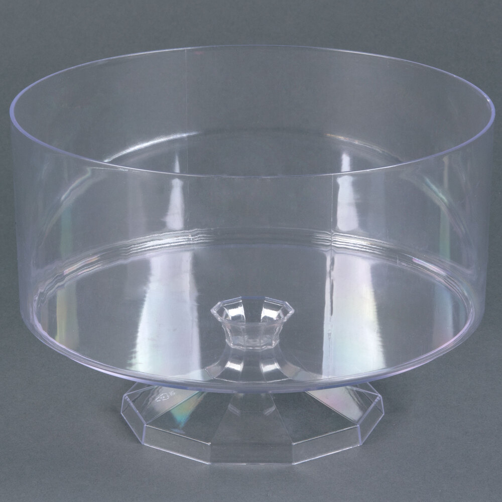 Fineline Platter Pleasers 3531 2.34 Qt. Clear Trifle Bowl 6/Case