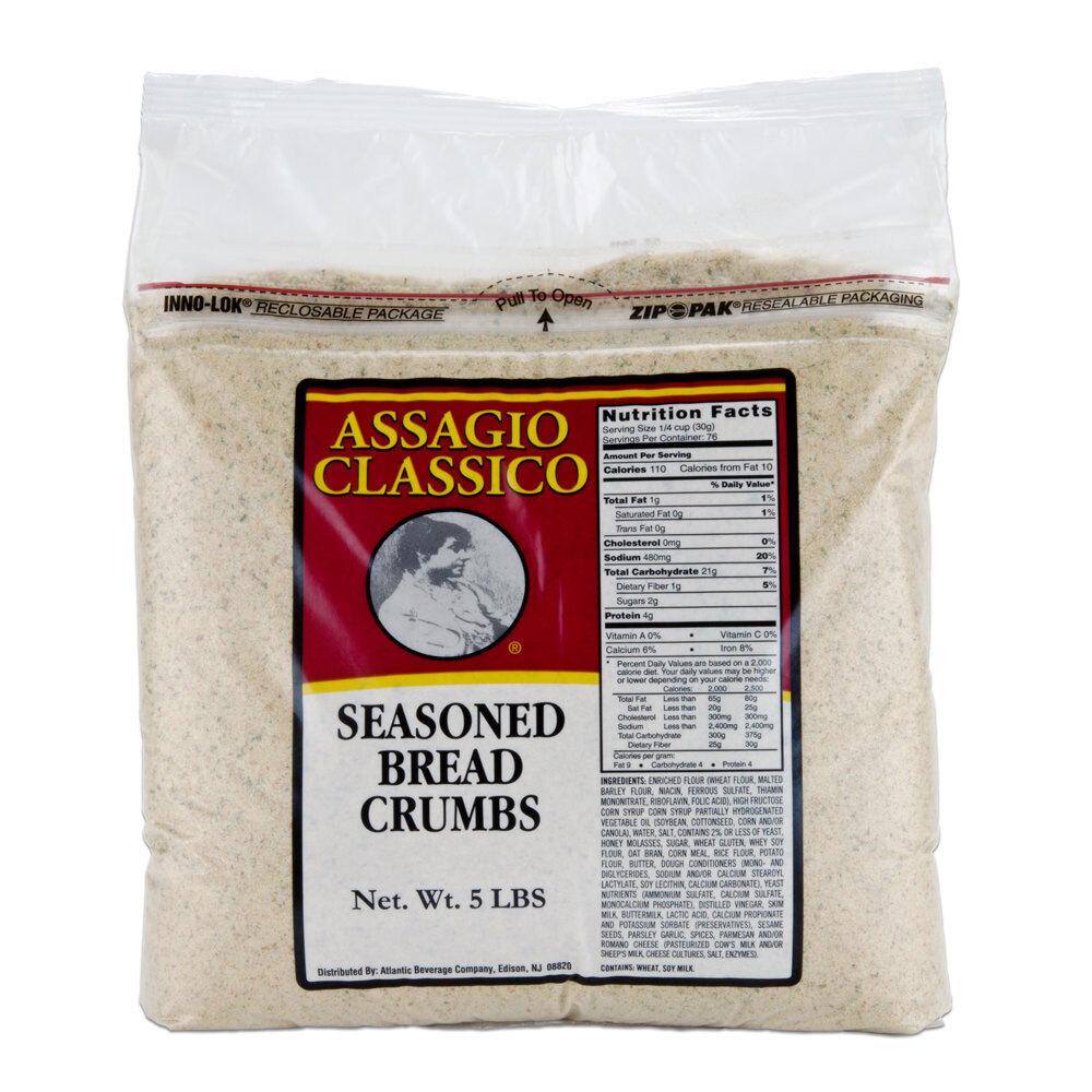Italian Style Seasoned Bread Crumbs 5 lbs.