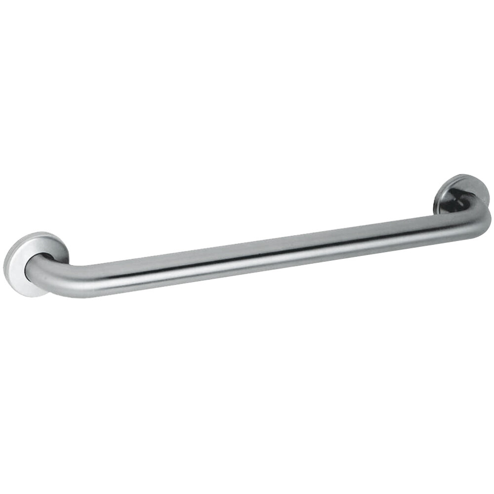 Bobrick B6806.99X30 30" Handicapped Restroom Grab Bar with Peened Grip