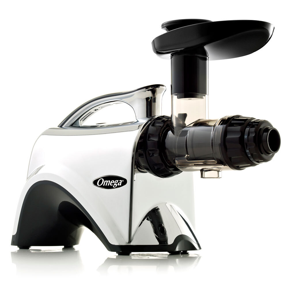 Omega NC900HDC Chrome Masticating Juicer 120V, 150W