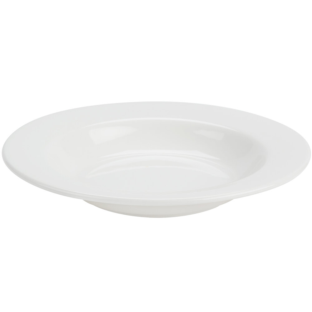 Homer Laughlin Pristine 12 oz. Wide Rim Bright White China Soup Bowl 24