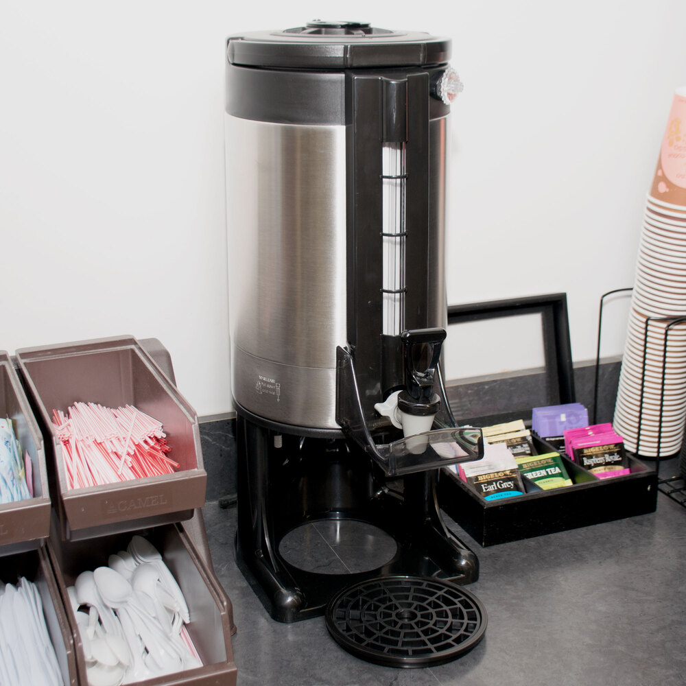 1.5 Gallon Stainless Steel Gravity Flow VacuumInsulated Coffee Server with Removable Base