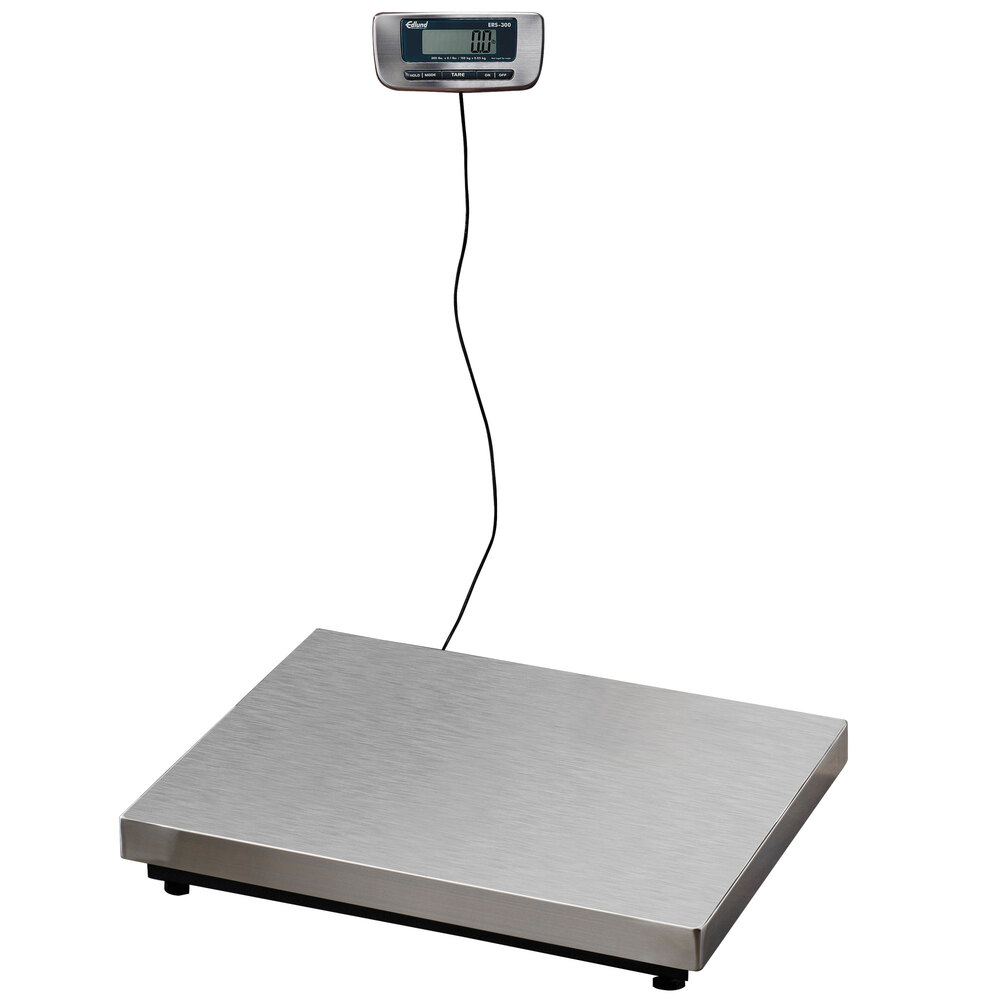 Edlund ERS300 300 lb. Digital Receiving Scale with 25 3/4" x 19 3/4