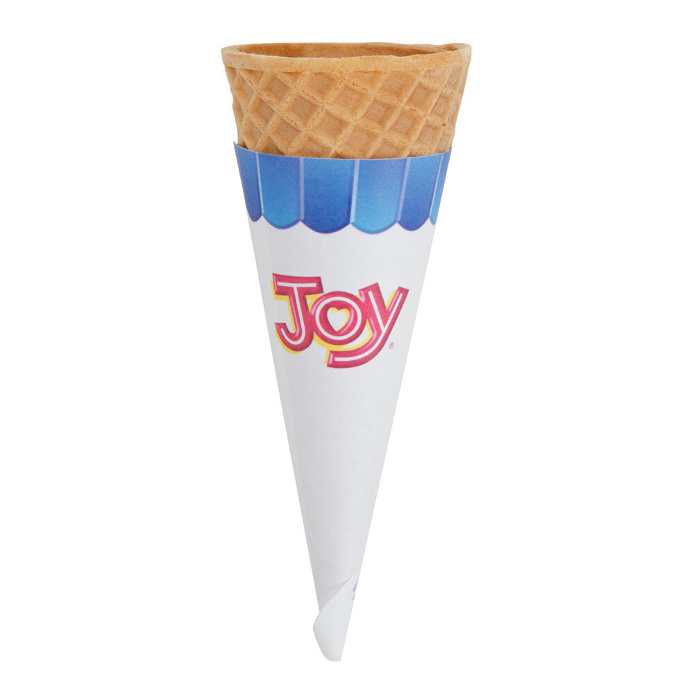 Joy 415 Jacketed Sugar Ice Cream Cone 200 / Pack