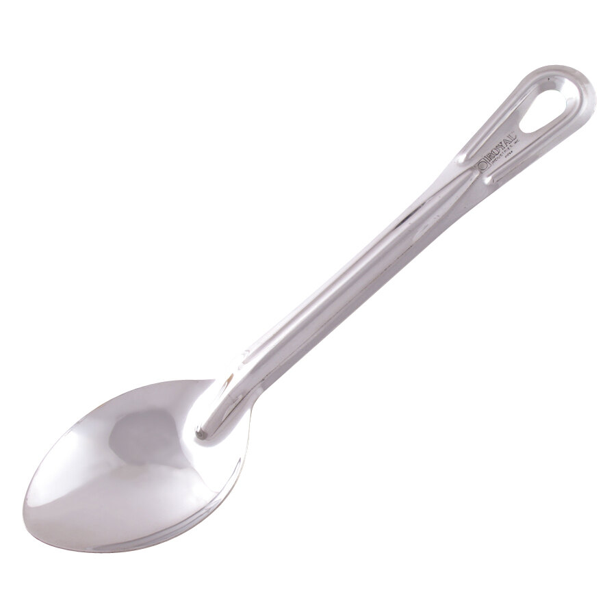 11" Standard Duty Solid Stainless Spoon