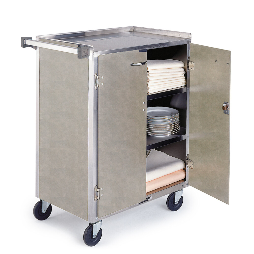 Lakeside 615 4 Shelf Standard Duty Stainless Steel Utility Cart with