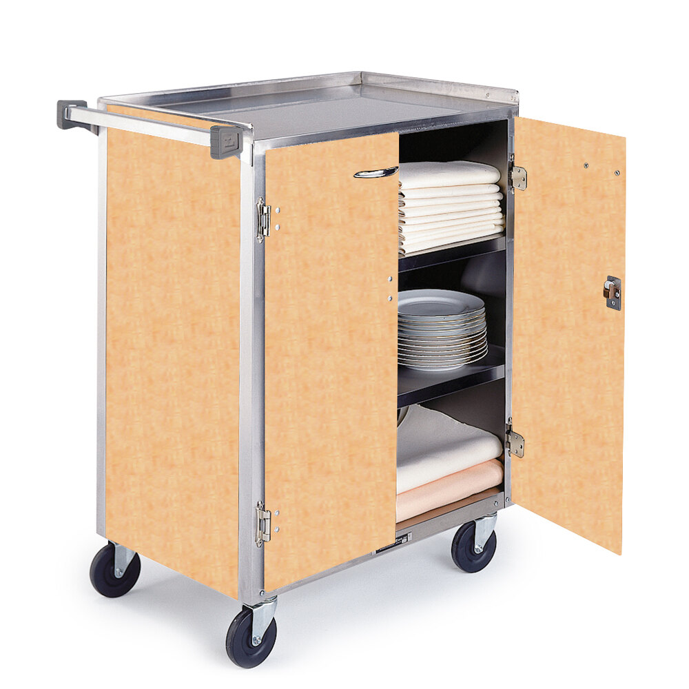 Lakeside 615 4 Shelf Standard Duty Stainless Steel Utility Cart with