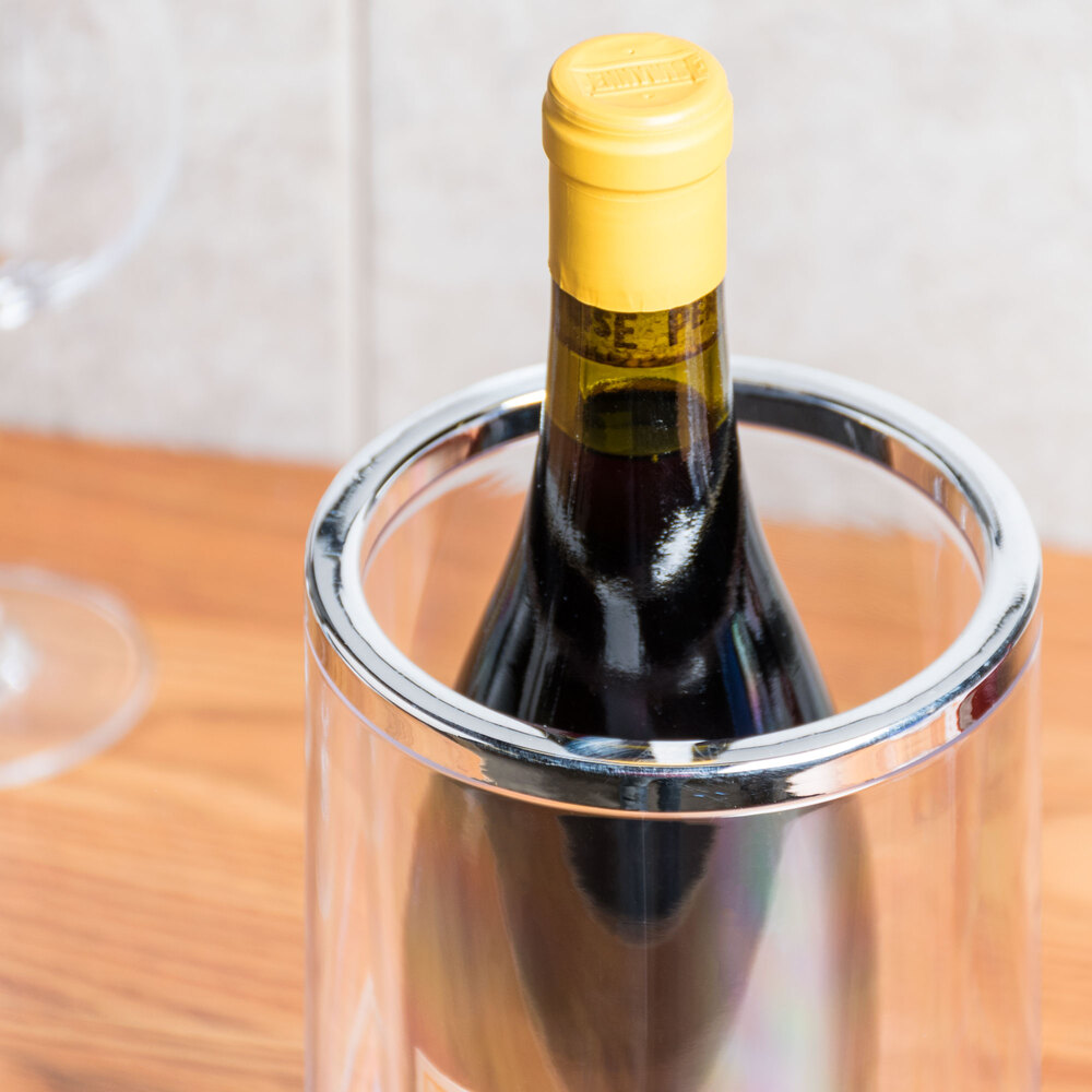 Clear Acrylic Wine Cooler
