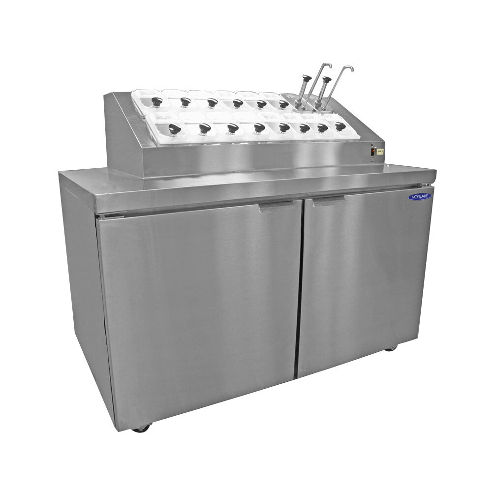 NorLake ZR152SMS/0 54" Ice Cream Topping with Refrigerated