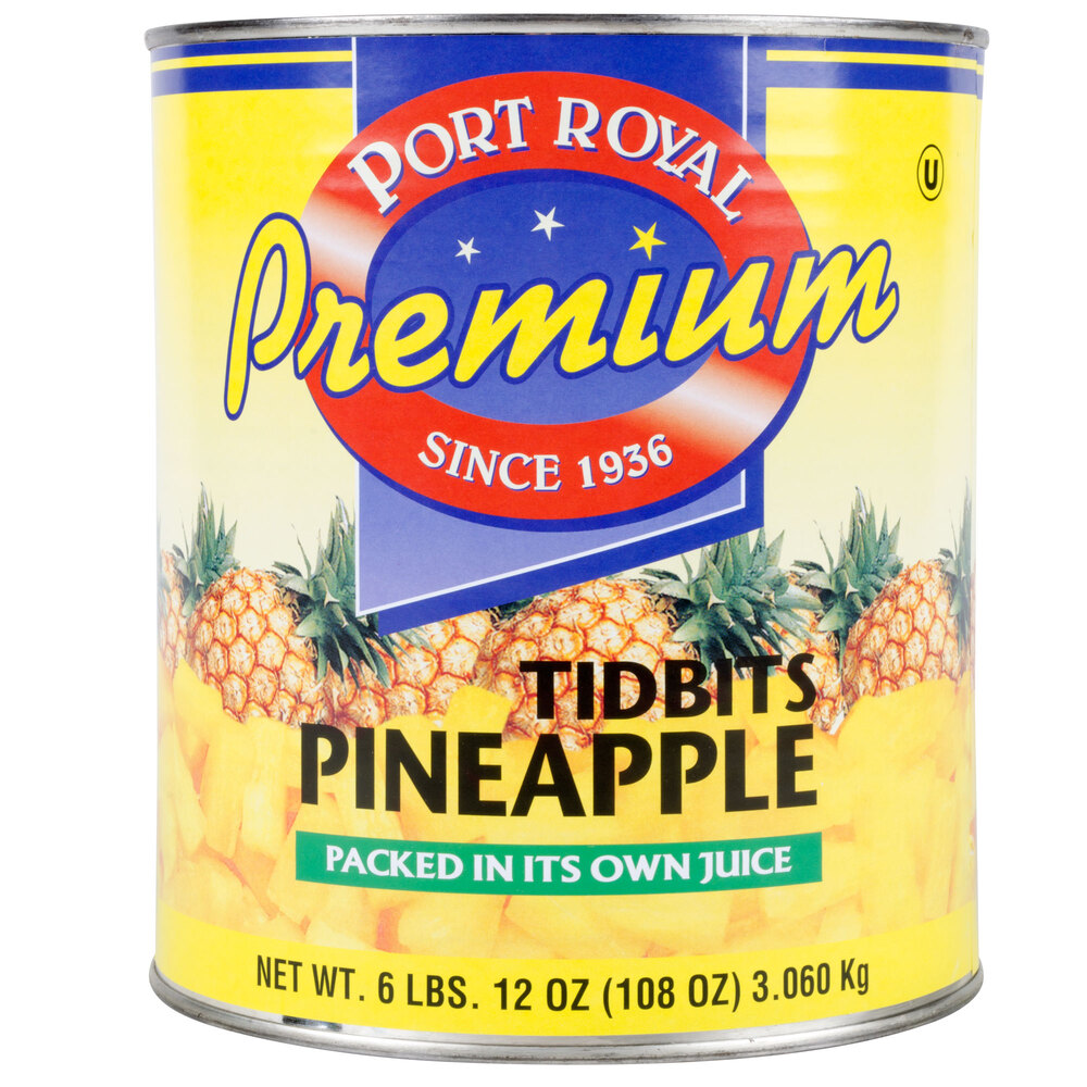Pineapple Tidbits in Natural Juice 10 Can