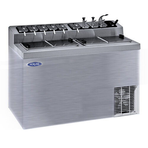 NorLake ZF174SVS/0 54" Flip Top Ice Cream Dipping with Topping