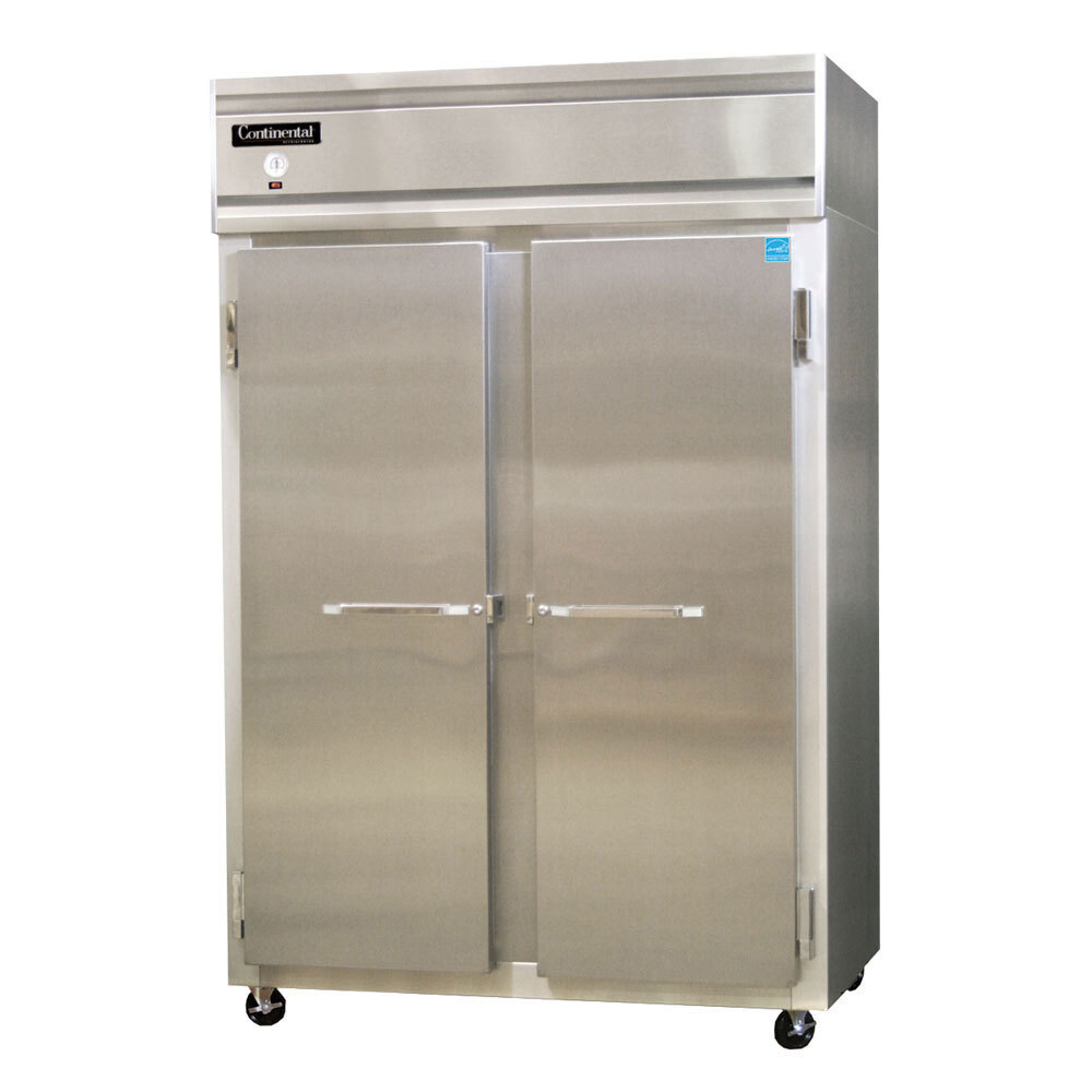 Continental Refrigerator 2RHD 52" Solid Half Door ReachIn Refrigerator