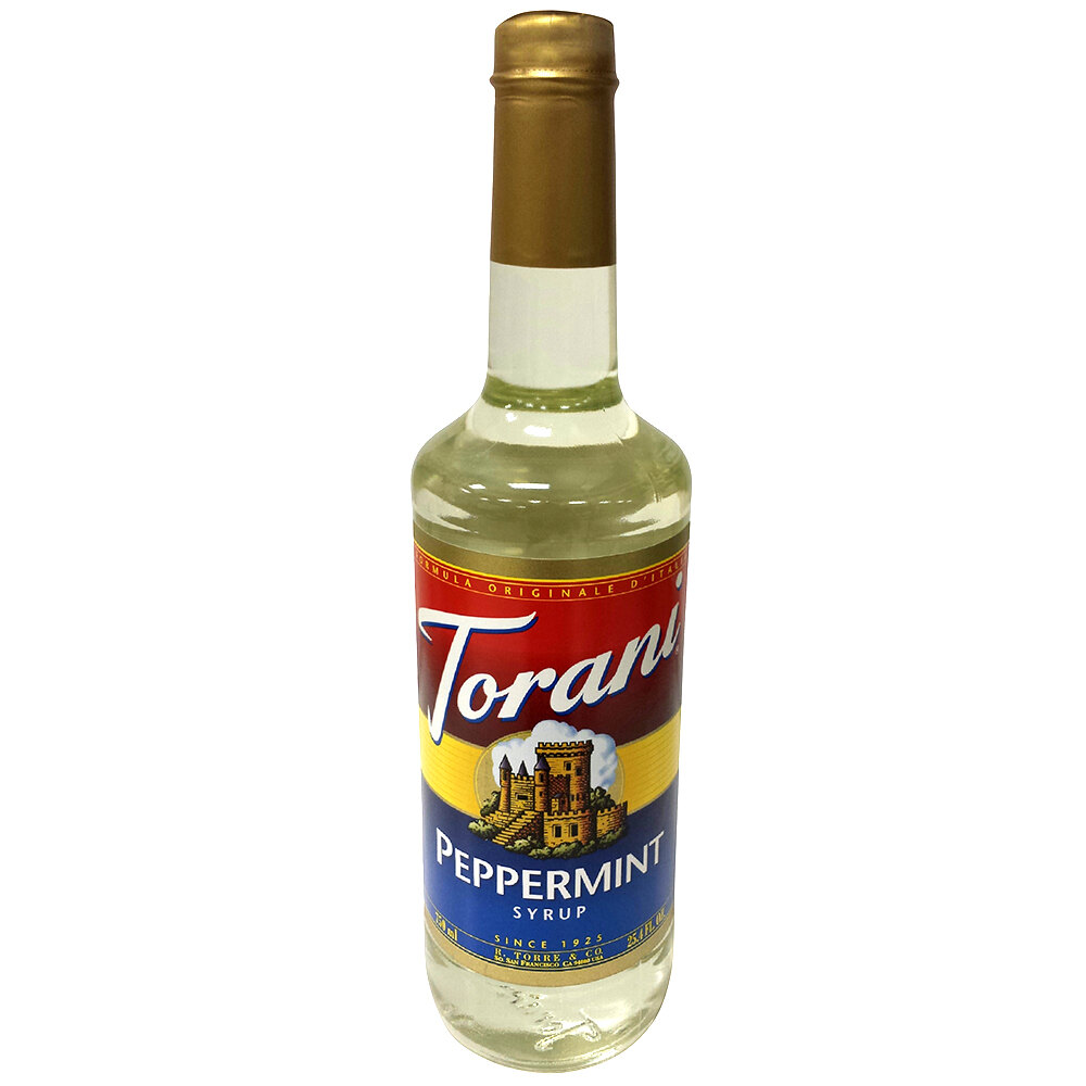 Torani 750 mL Peppermint Flavoring Syrup