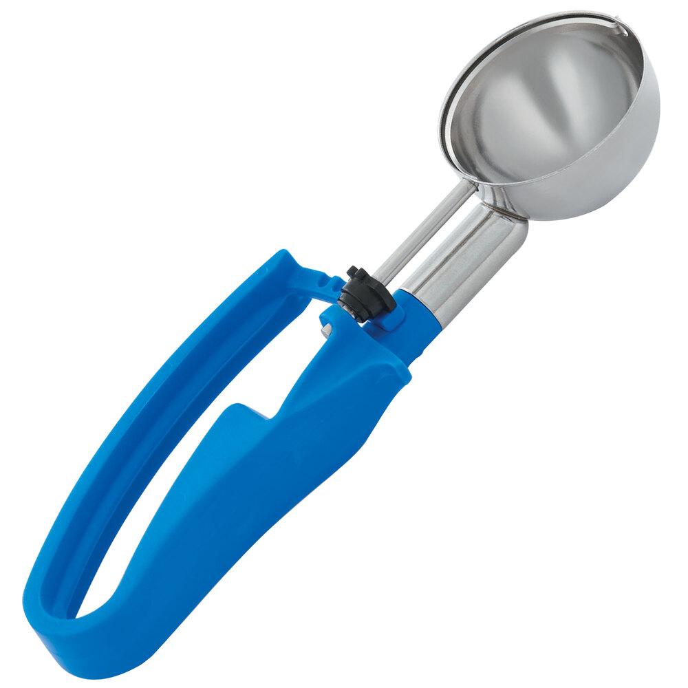 Vollrath 47395 Royal Blue 16 Squeeze Disher Portion Scoop 2 oz.