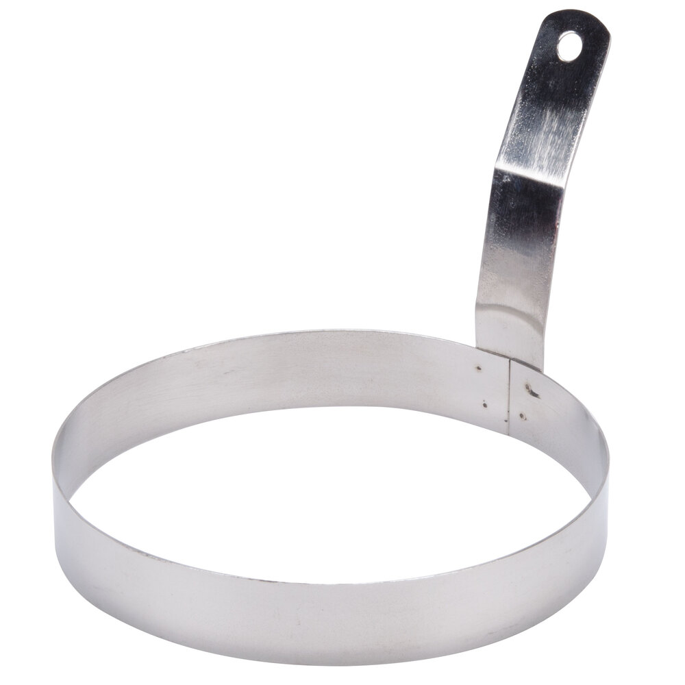 6" Stainless Steel Egg Ring with Handle