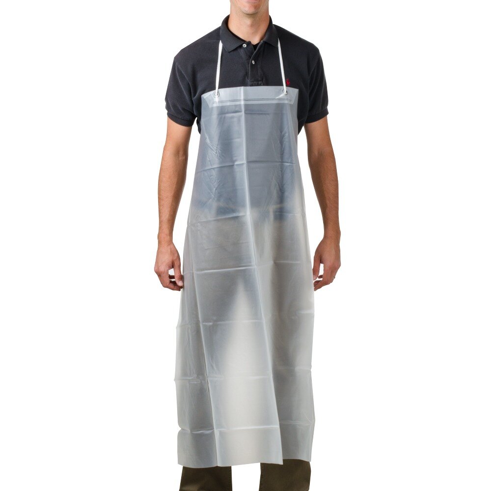 San Jamar 614DVA Clear Vinyl Dishwashing Apron