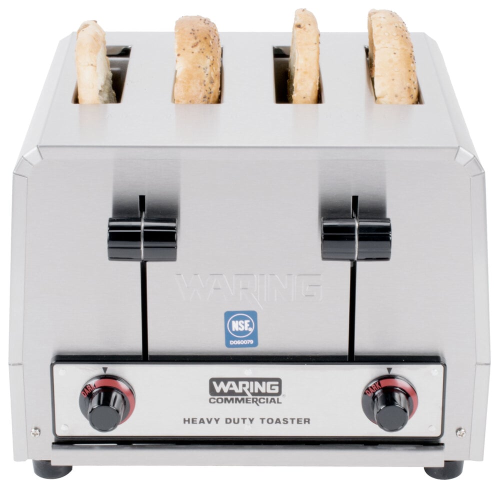 Waring WCT800RC Heavy Duty 4 Slice Commercial Toaster 120V