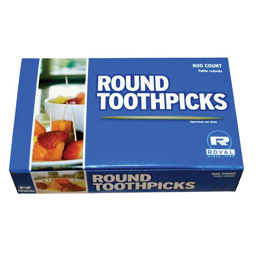 Round Wooden Toothpicks 800 / Box
