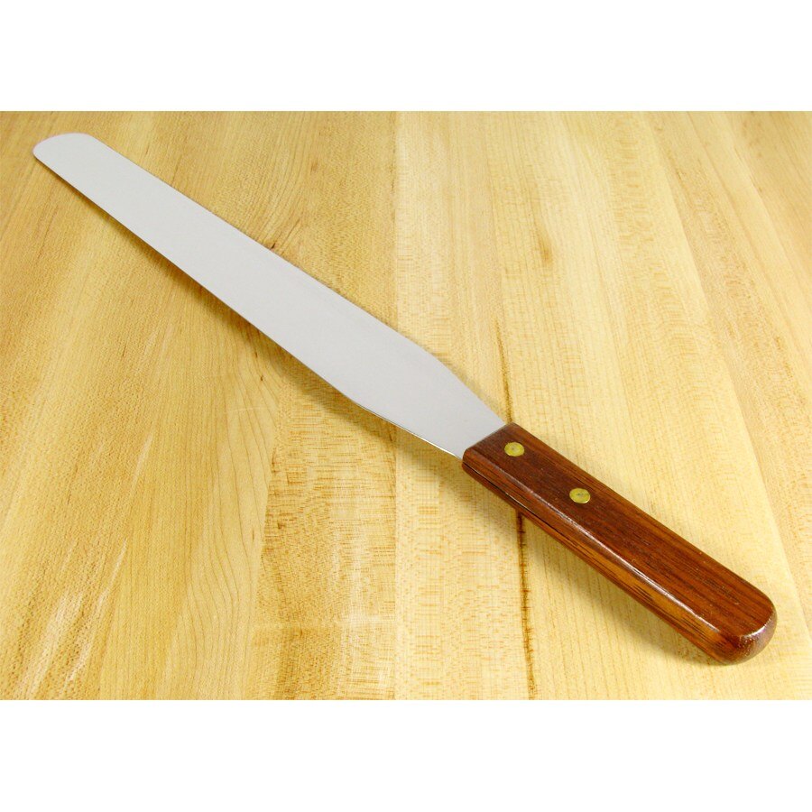 12" Baker's Icing Spatula with Wood Handle