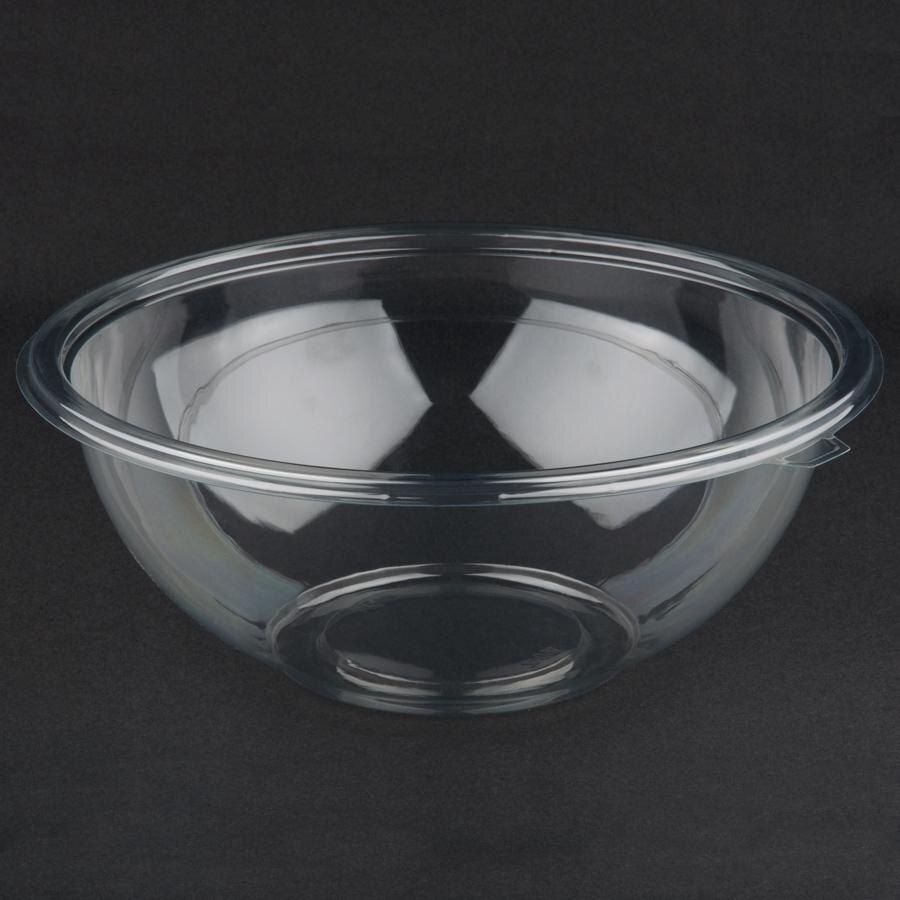 Fineline Super Bowl 5160CL 160 oz. Clear Plastic Bowl 25/Case