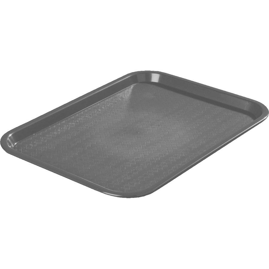 Carlisle CT101423 Cafe 10" x 14" Gray Standard Plastic Fast Food Tray