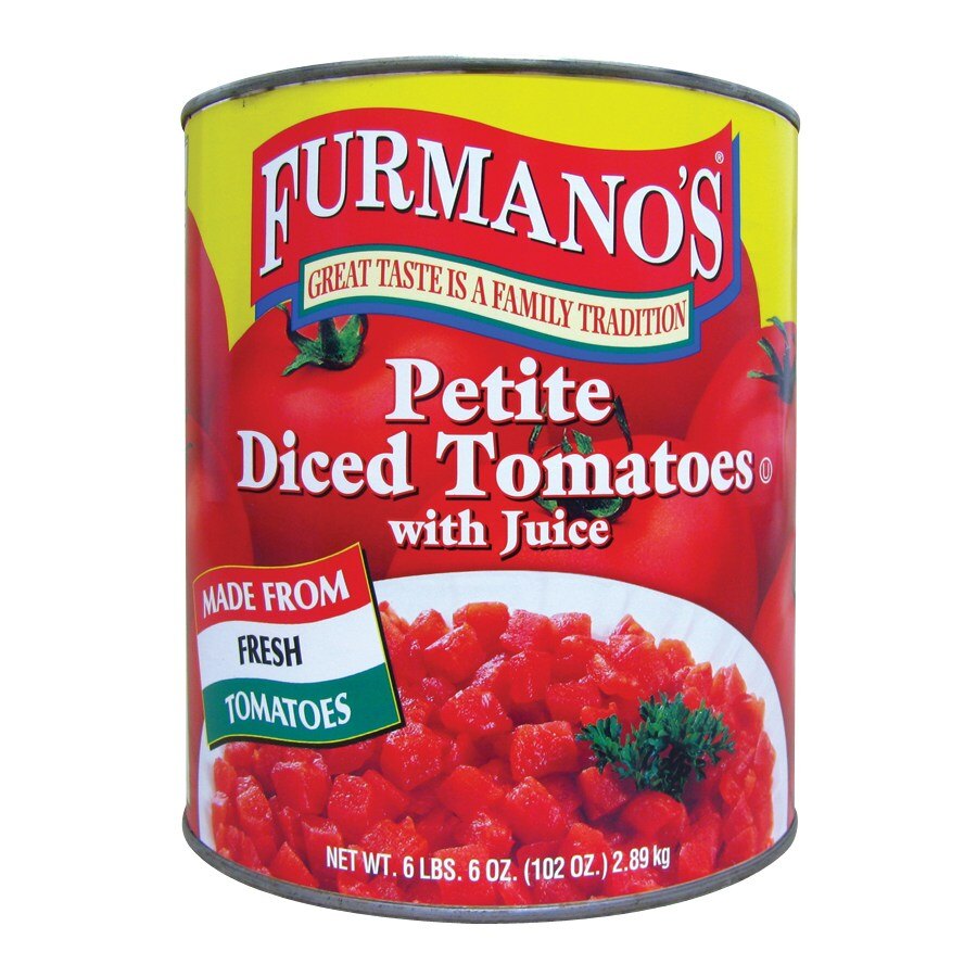 Furmano's Petite Diced Tomatoes with Juice 10 Can