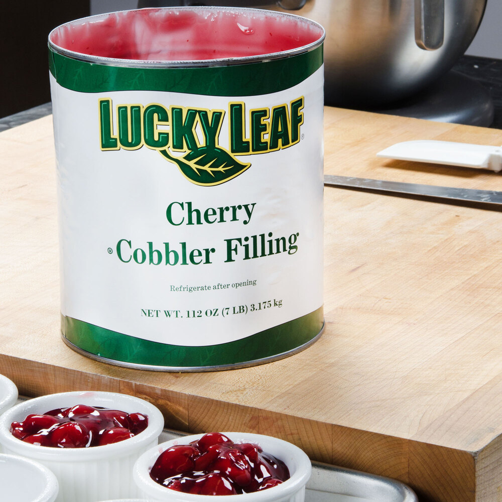 Lucky Leaf Cherry Cobbler Filling 10 Can
