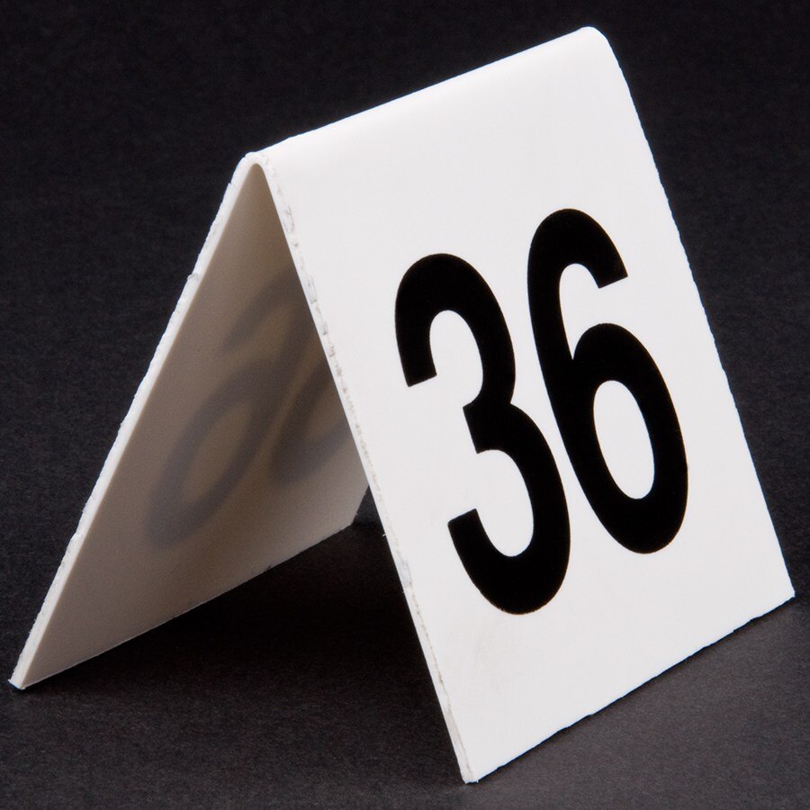 get num 26 50 table tent number set numbers 26 through 50 table number tents