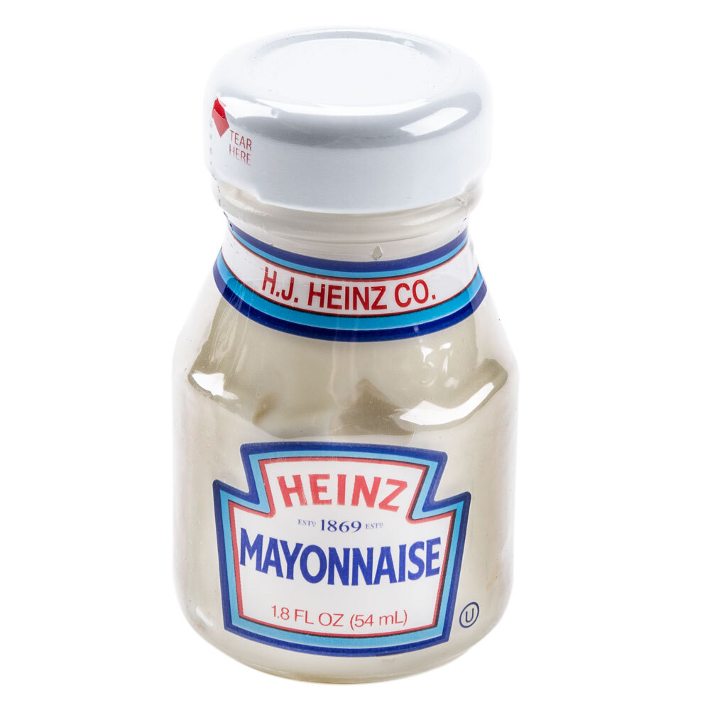 Heinz Mayonnaise (60) 1.80 oz. Mini Bottles / Case