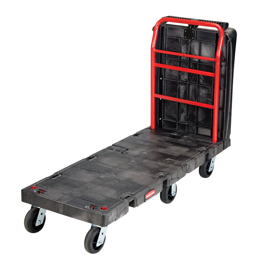 Rubbermaid 4496 Convertible Platform Truck 52" x 24" (FG449600BLA)