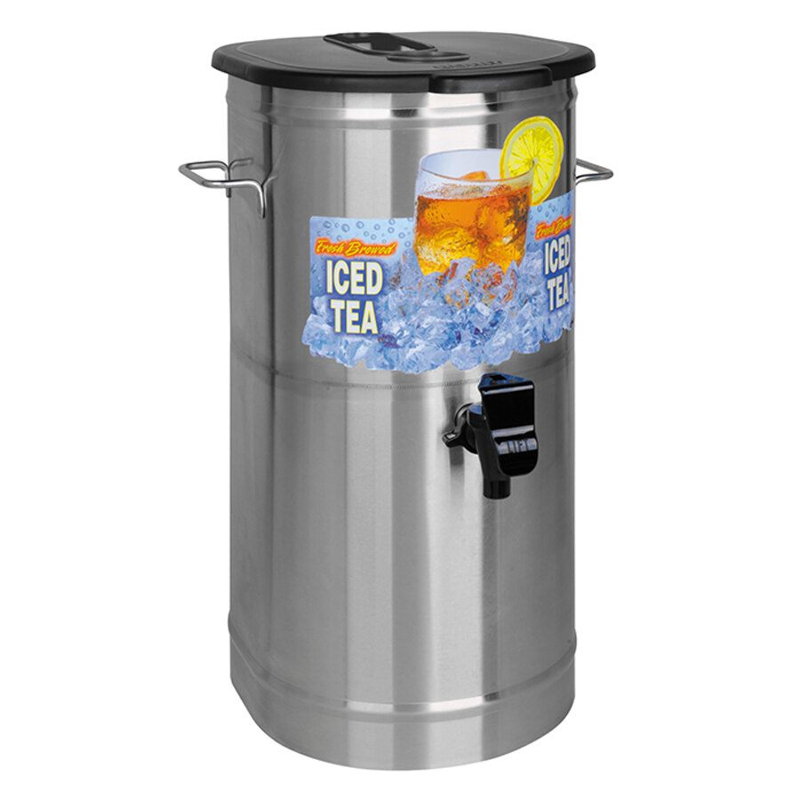 Bunn 34100.0020 TDO4 4 Gallon Iced Tea Dispenser with BrewThrough Lid and Lift Handle