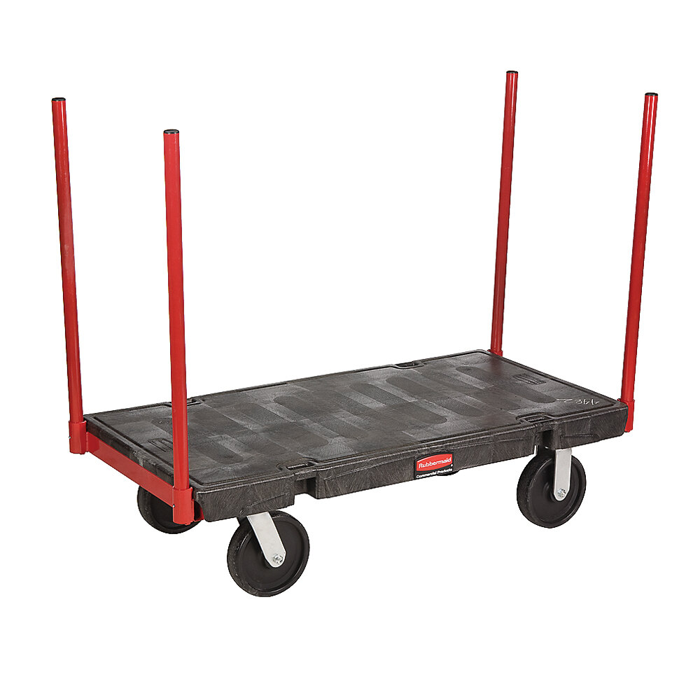 Rubbermaid 4482 Stanchion Platform Truck 48" x 24" (FG448200BLA)