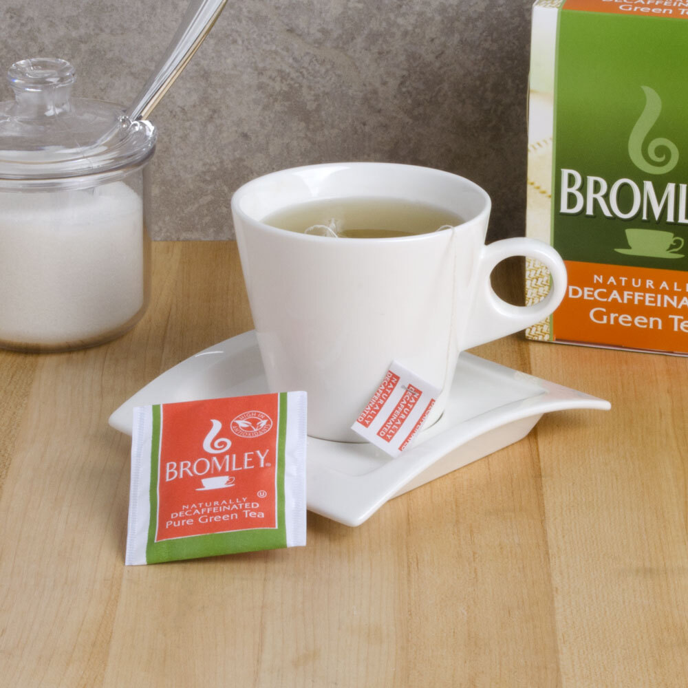 Bromley Hot Green Decaffeinated Tea Bags 48/Box