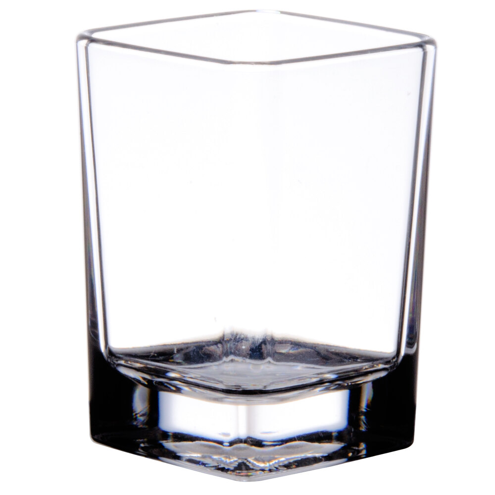 2.5 oz. Polycarbonate Square Shot Glass