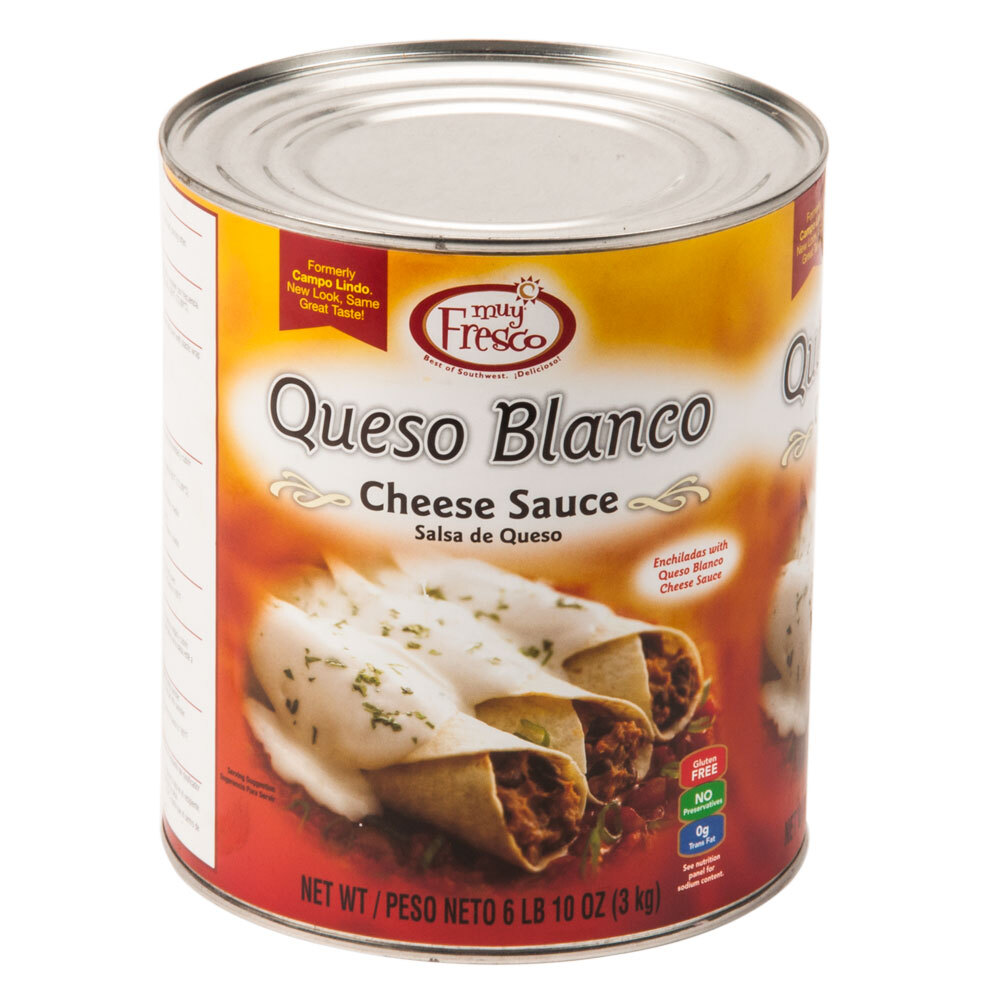 Muy Fresco Queso Blanco Mild White Cheese Sauce #10 Can