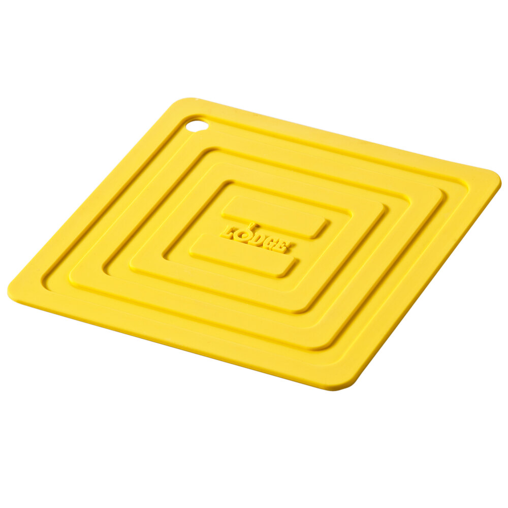 Lodge AS6S21 Yellow 6" x 6" Silicone Pot Holder